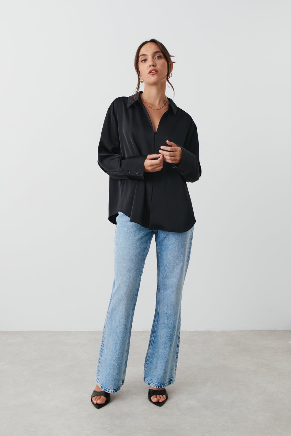 Satin shirt