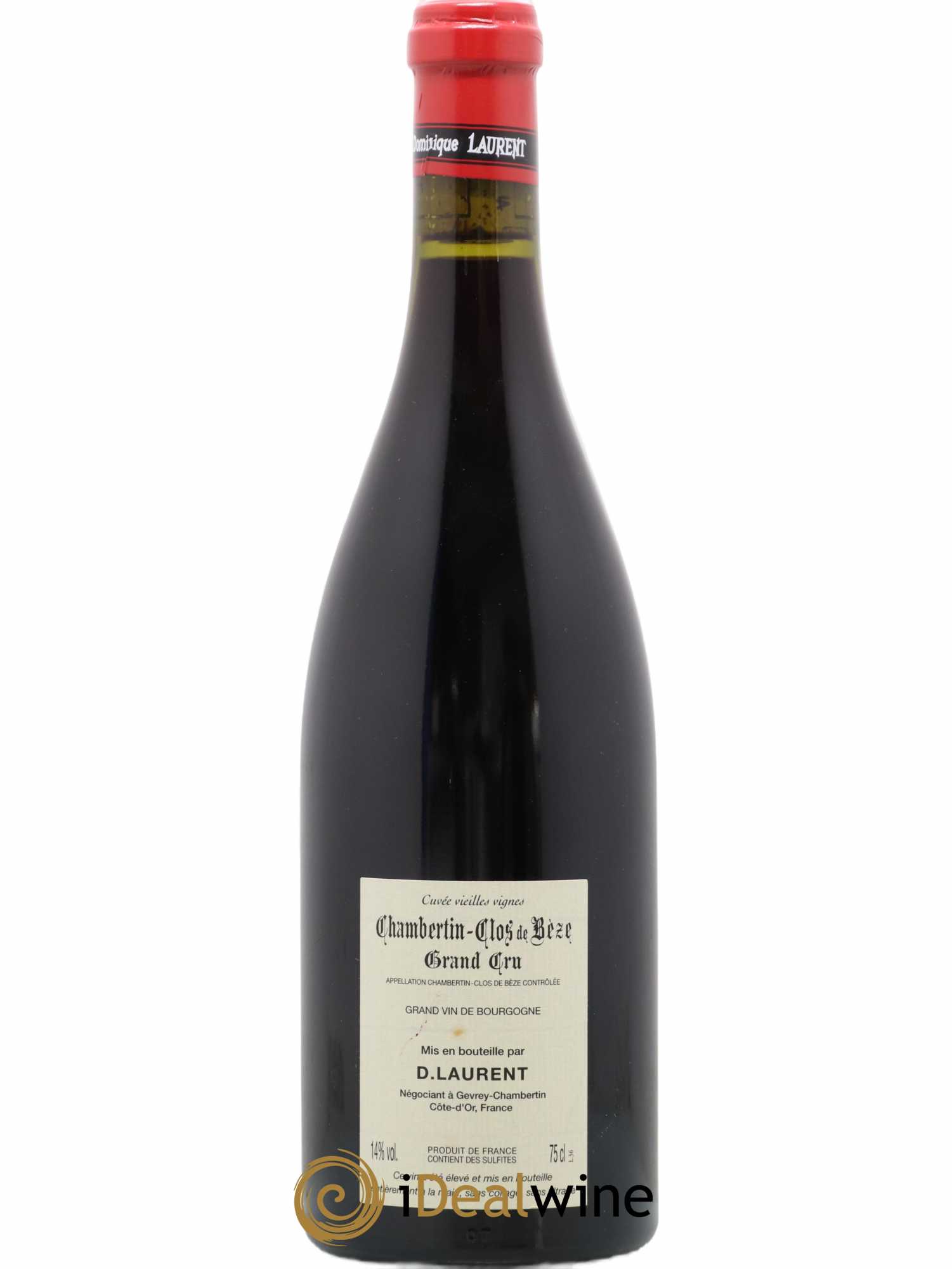 Chambertin Clos de Bèze Grand Cru Grande cuvée Vieilles vignes Dominique Laurent  2018 - Lot de 1 Bouteille