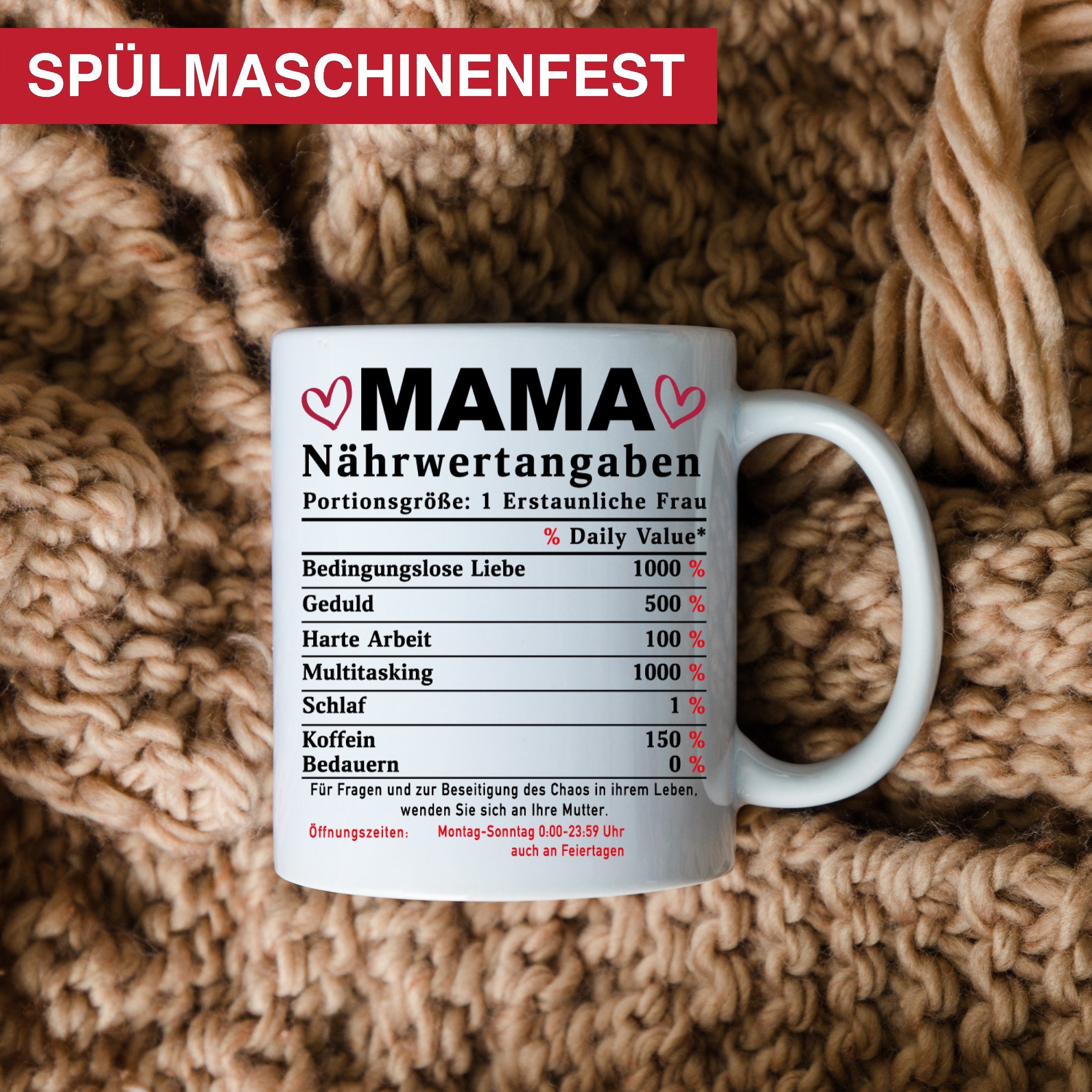 Giftandprint Tasse für Mutter- Mama Tasse als Geschenk zum Muttertag Weihnachtsgeschenke, Mikrowellengeeignet, Spülmaschinengeeignet, Mit Geschenkbox