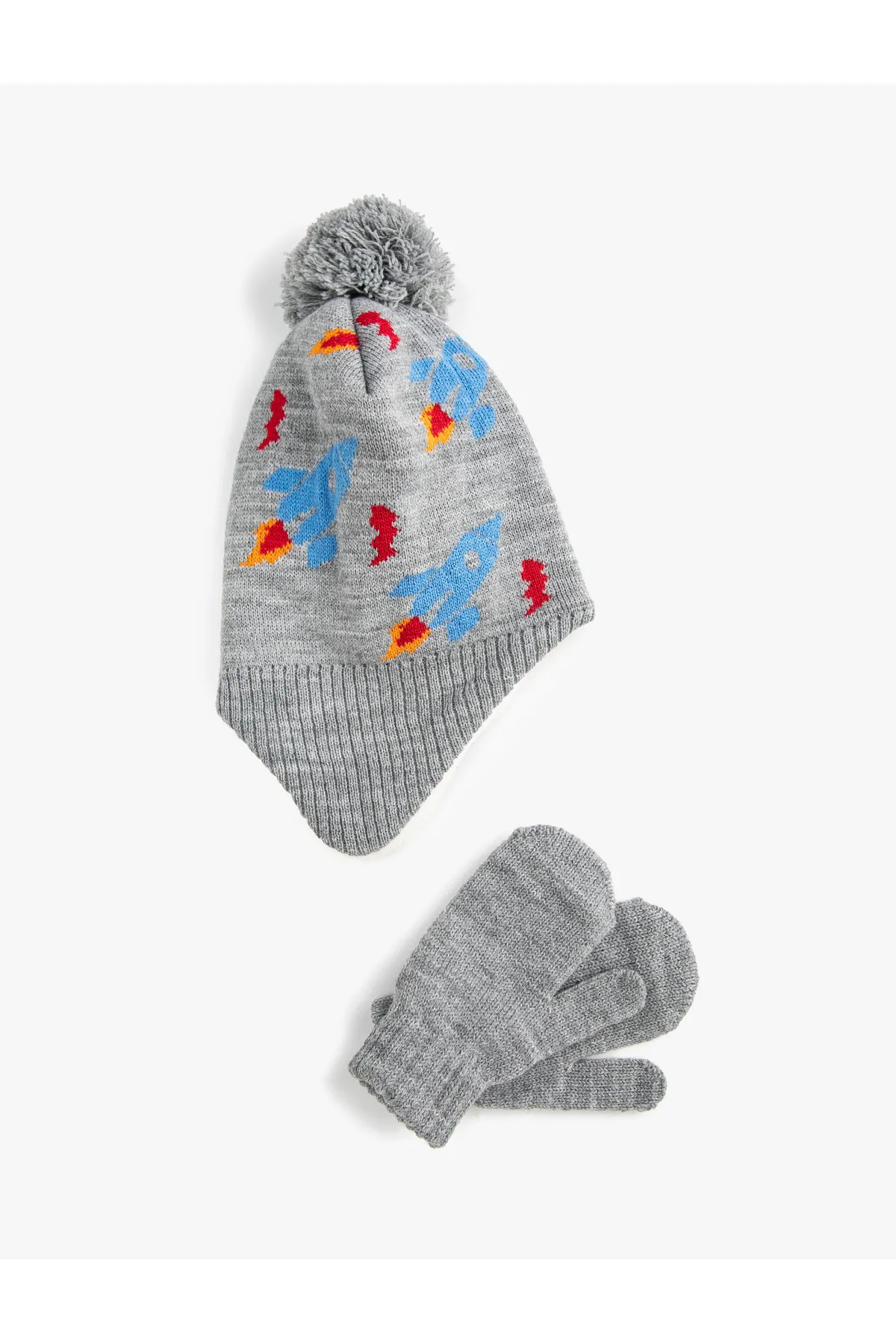 Koton  2-teiliges Set aus Baskenmütze und Handschuhen