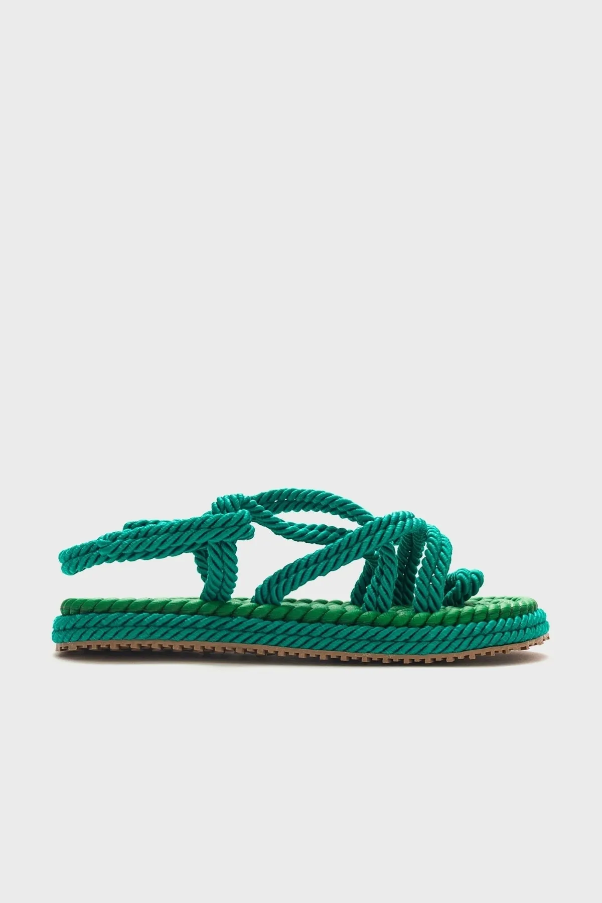 Luvi  Ip-grüne Damensandalen
