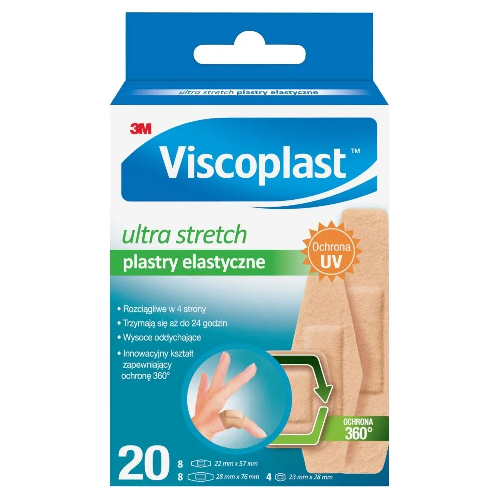 Viscoplast Ultra Stretch, curativos elásticos