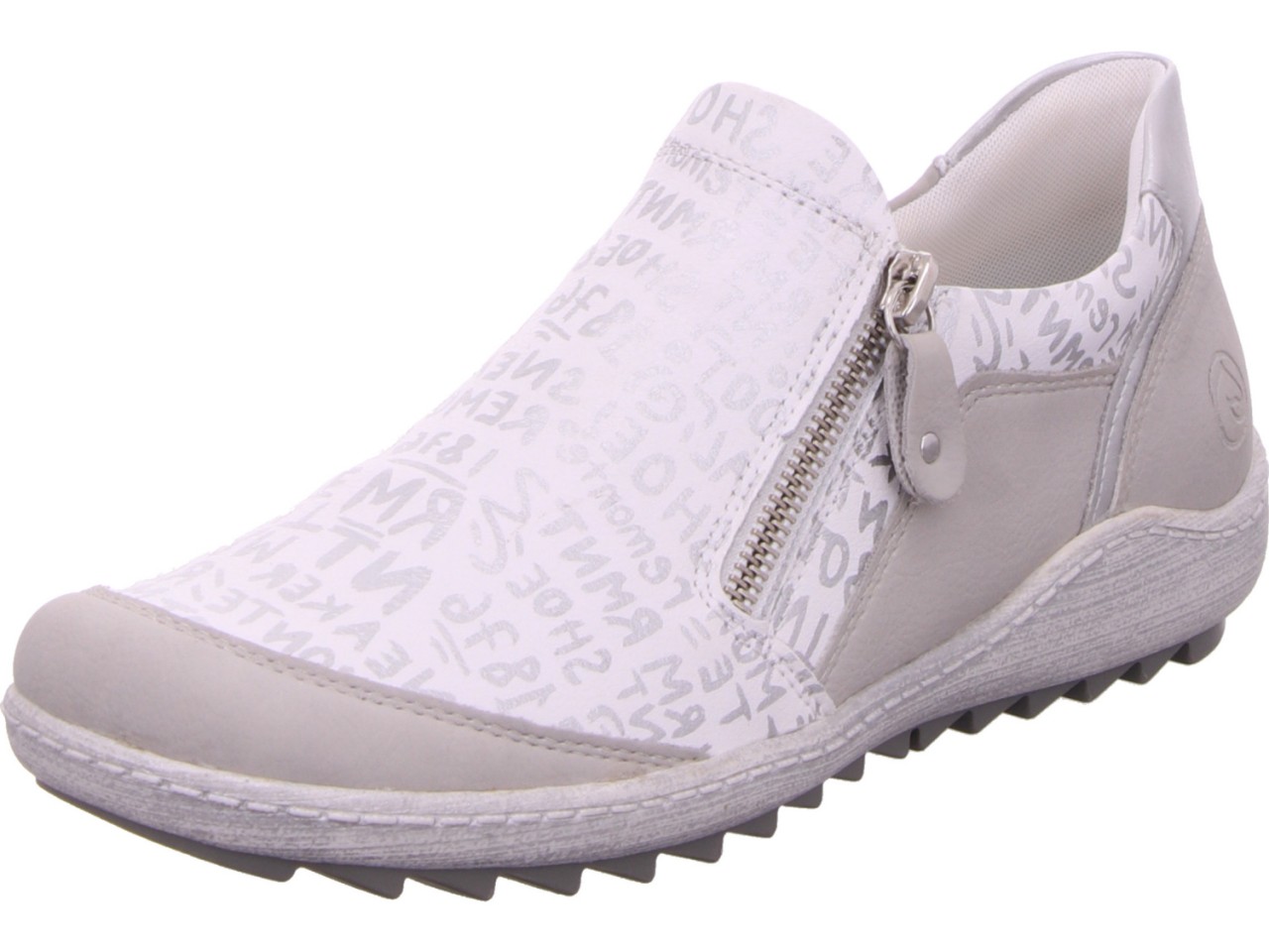 REMONTE Sportliche Slipper weiss