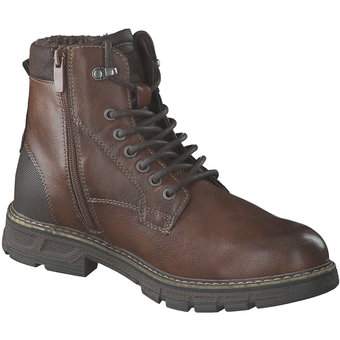 Tom Tailor Schnür Boots in braun