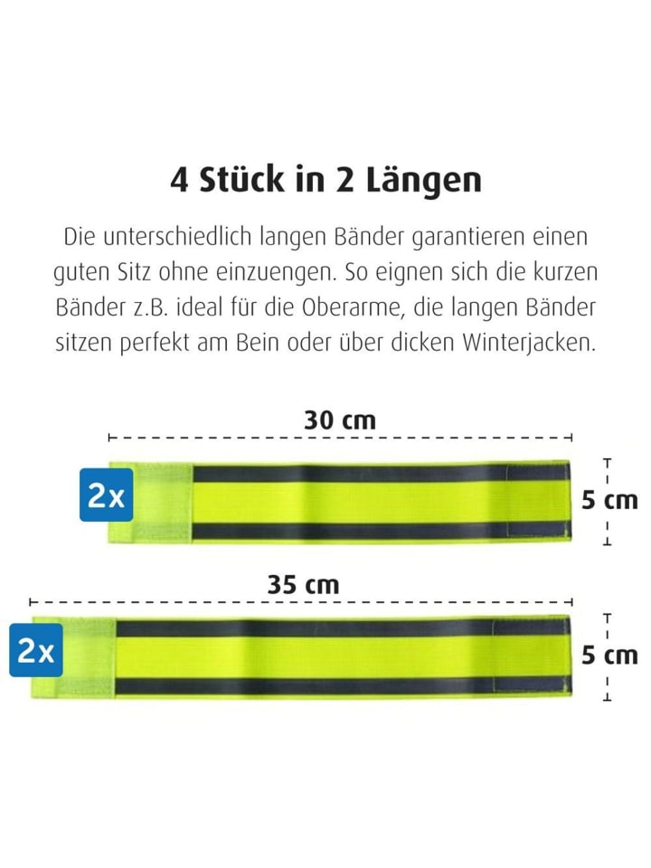 Reer MyBuddyGuard Reflektor-Bänder in Gelb ab 0 Monate günstig kaufen onesize