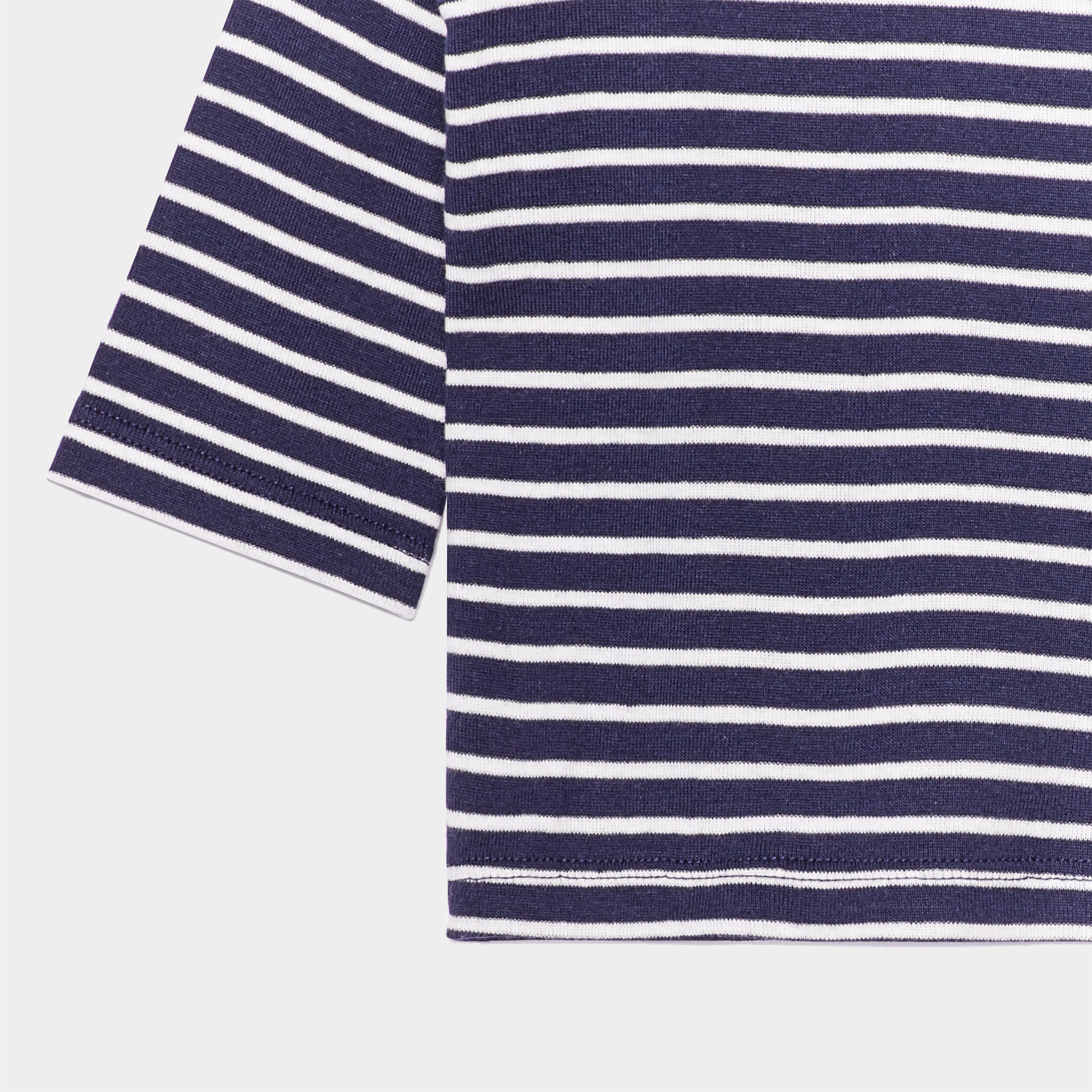 Sous-pull col roulé boutonné coton bleu marine bébé garçon | La Halle