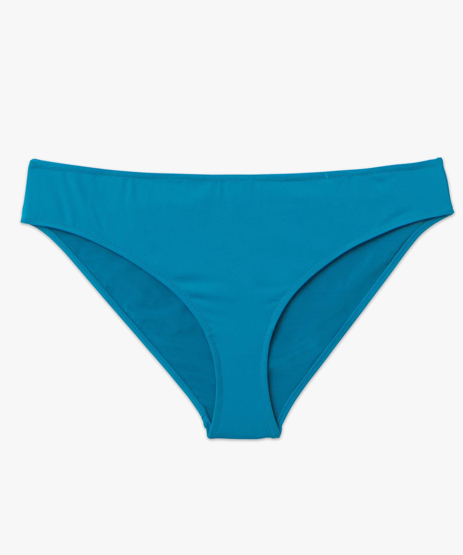 Bas de maillot de bain femme grande taille coupe classique bleu | GEMO