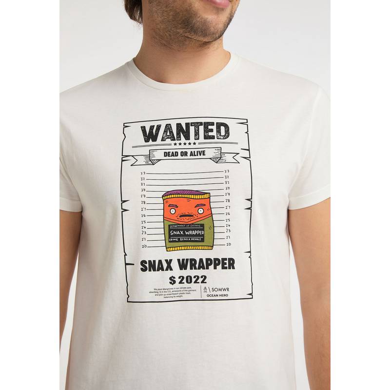 SOMWR T-Shirt With Snax Wrapper Print T-Shirt Herren