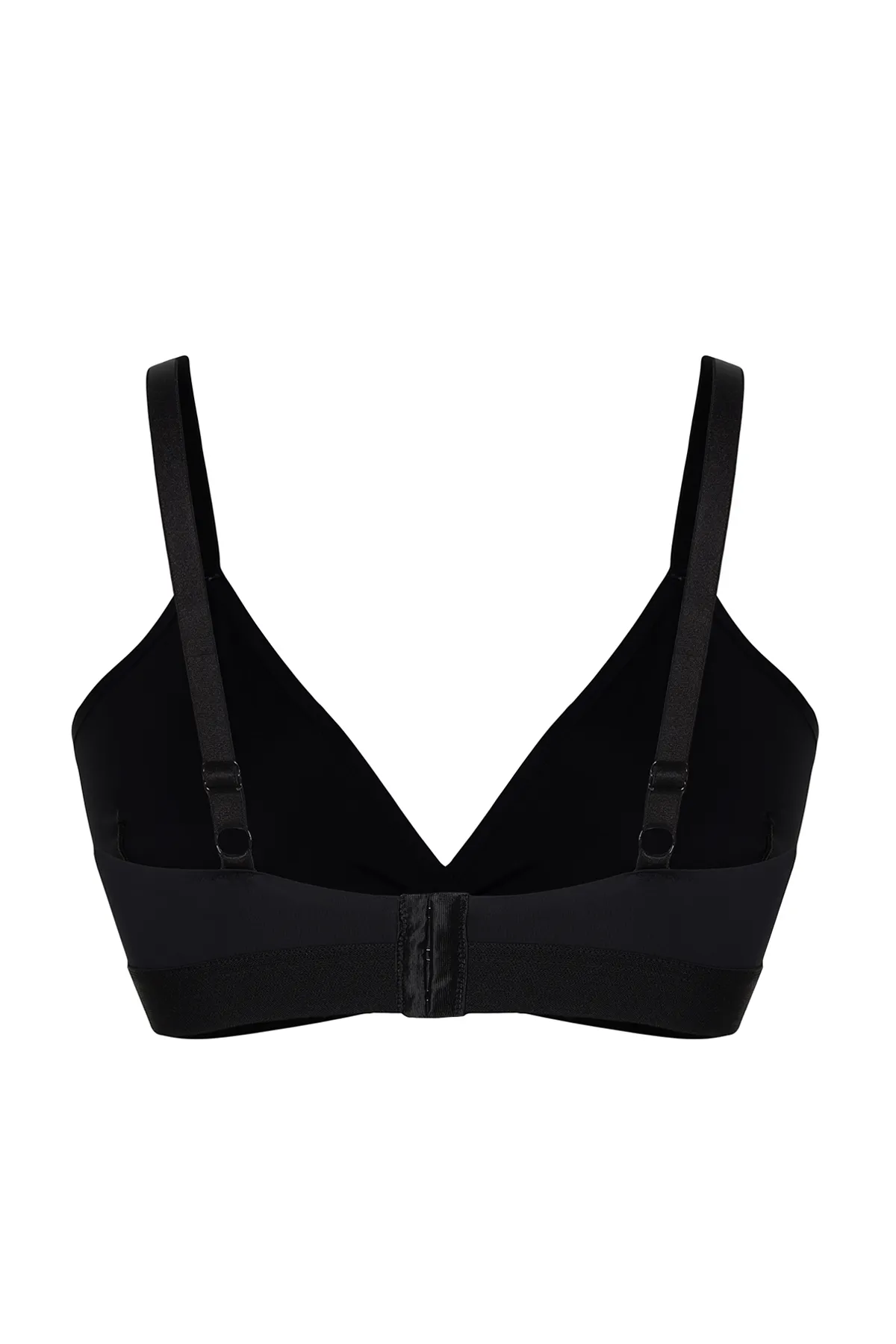 Trendyol Curve  Schwarzer Micro Recovery Bralette kappenloser BH TBBSS24CW00003