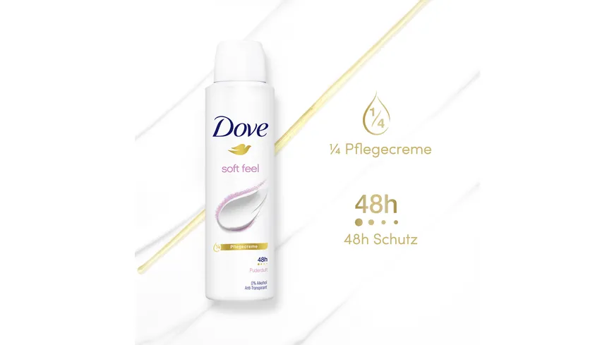 Dove Deo-Spray Anti-Transpirant Soft Feel 0% Alkohol 150 ml 150 ml
