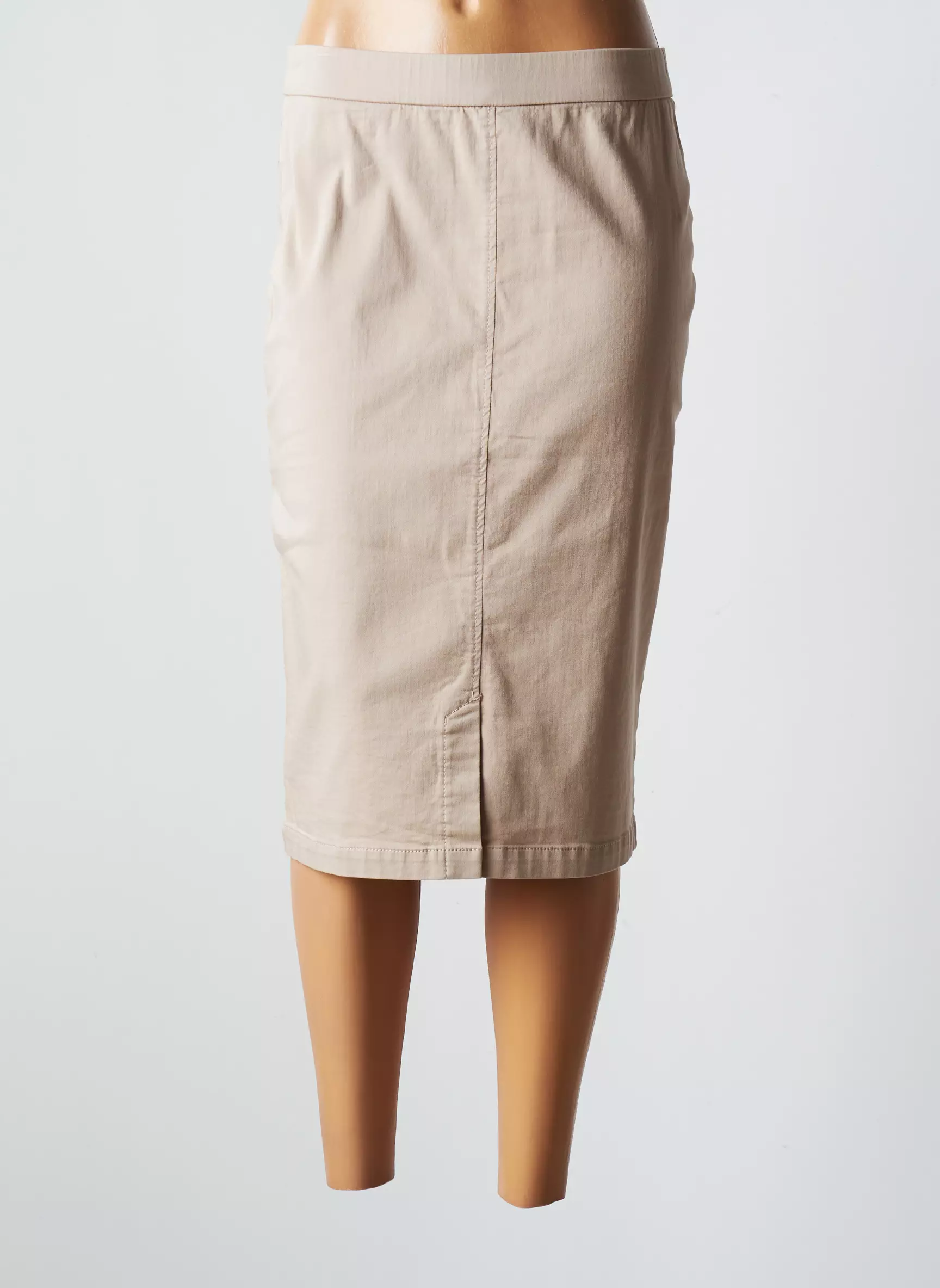 Sommermann Jupes Mi Longues Femme couleur beige