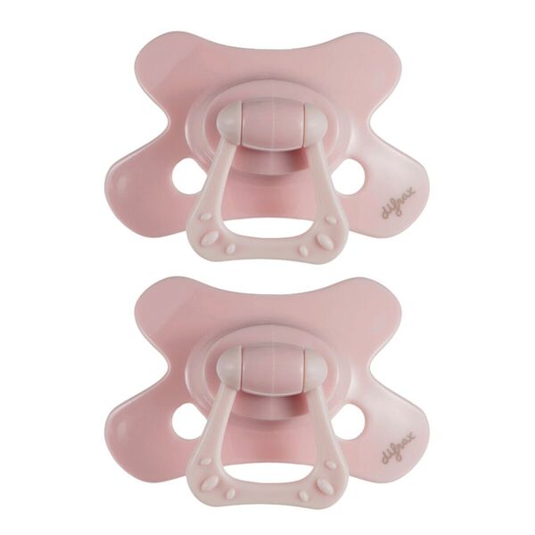 Difrax Natural 6 M Pacifier pink, 2 pieces