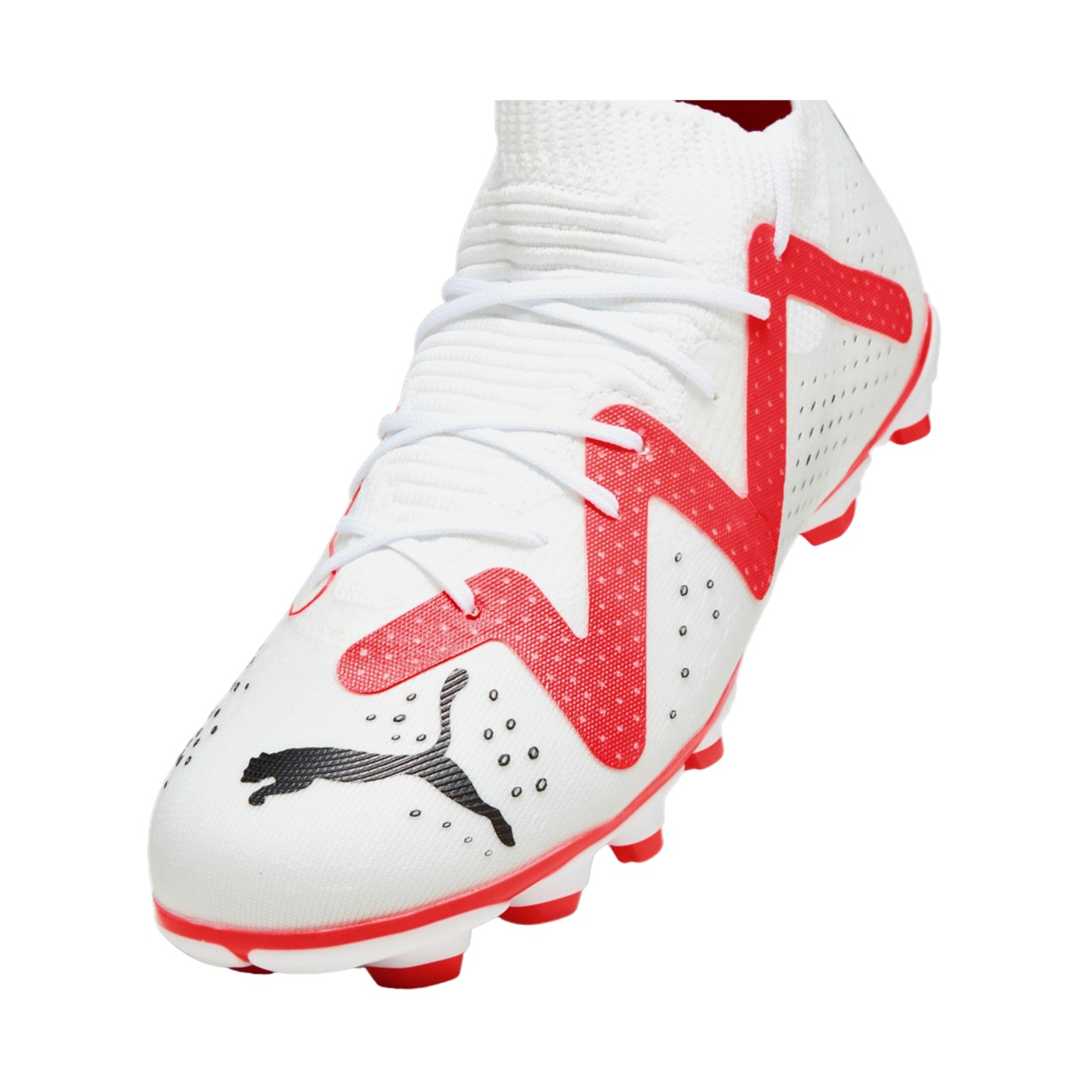PUMA FUTURE Match FG/AG Jr Kids Weiss Schwarz F01