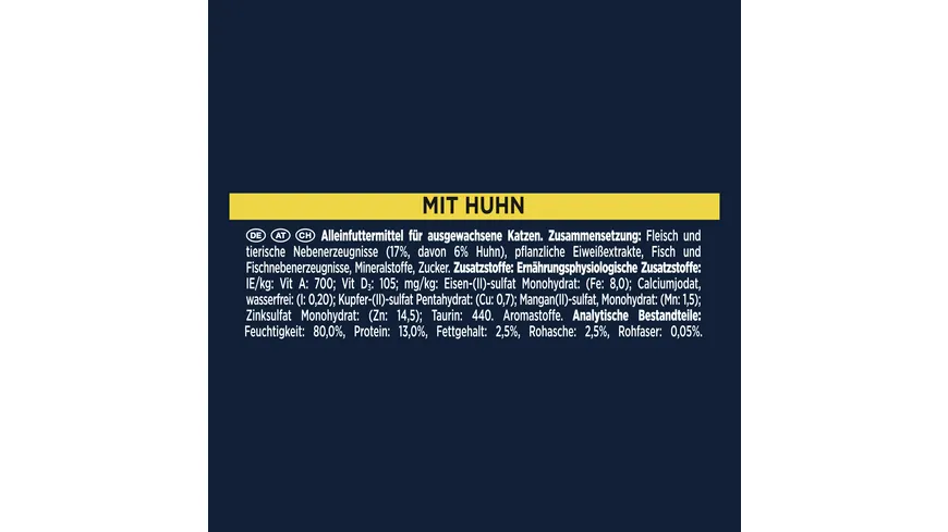 PURINA GOURMET Perle Erlesene Streifen mit Huhn 85 g