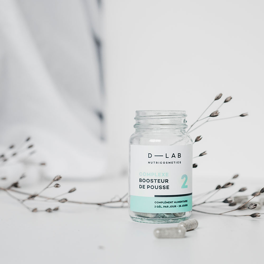 D-Lab Nutricosmetics Complexe de Pousse - 1 Mois Nutrition intense & Activité du bulbe