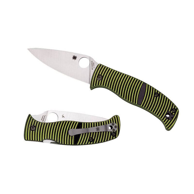 Spyderco Caribbean G-10\/LC200N Plain Leaf C217GP