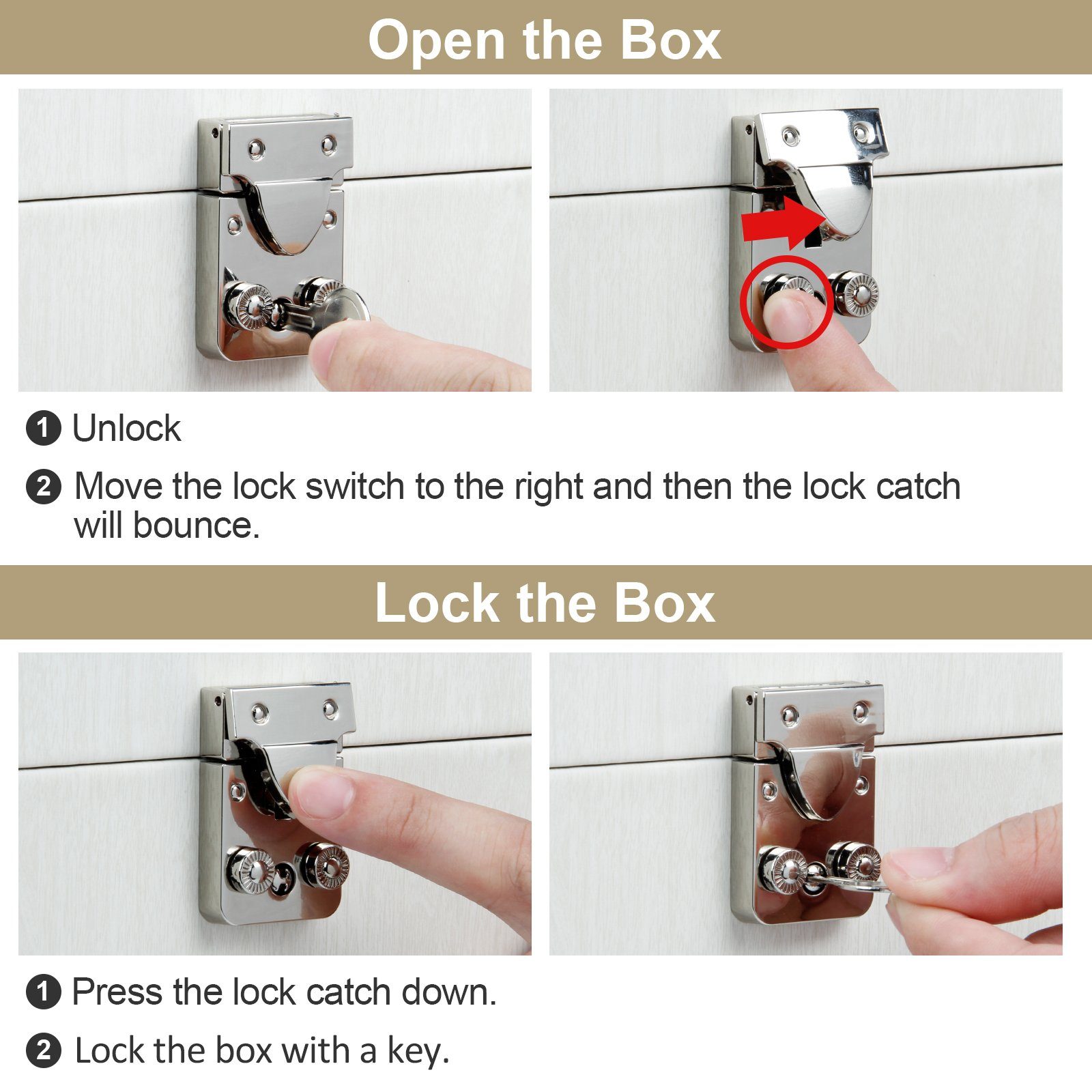 Yorbay Schmuckkasten Schmuckkoffer komplett abschließbar Schmuckkasten (Mit herausnehmbarer Reise-Box, Mit 7 Ebenen, Mit Spiegel), Schmuckkästchen für Halsketten/Uhren/Ringe/Armbänder/Ohrringe/Brille