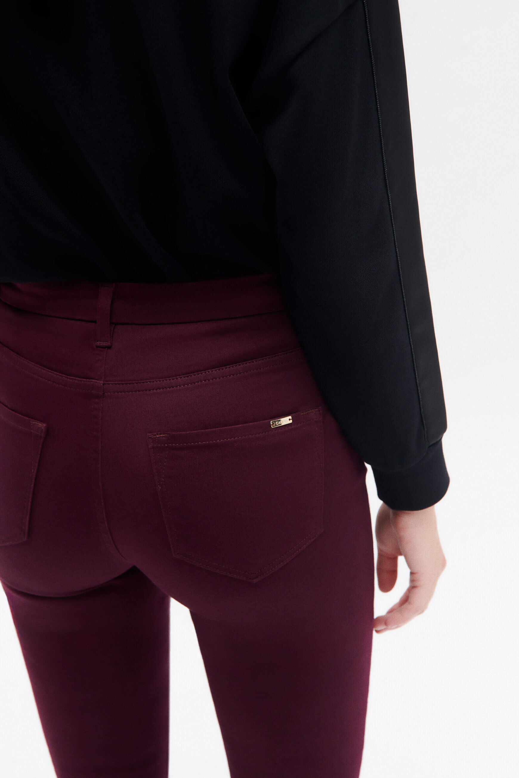 pantalon tony b prune femme