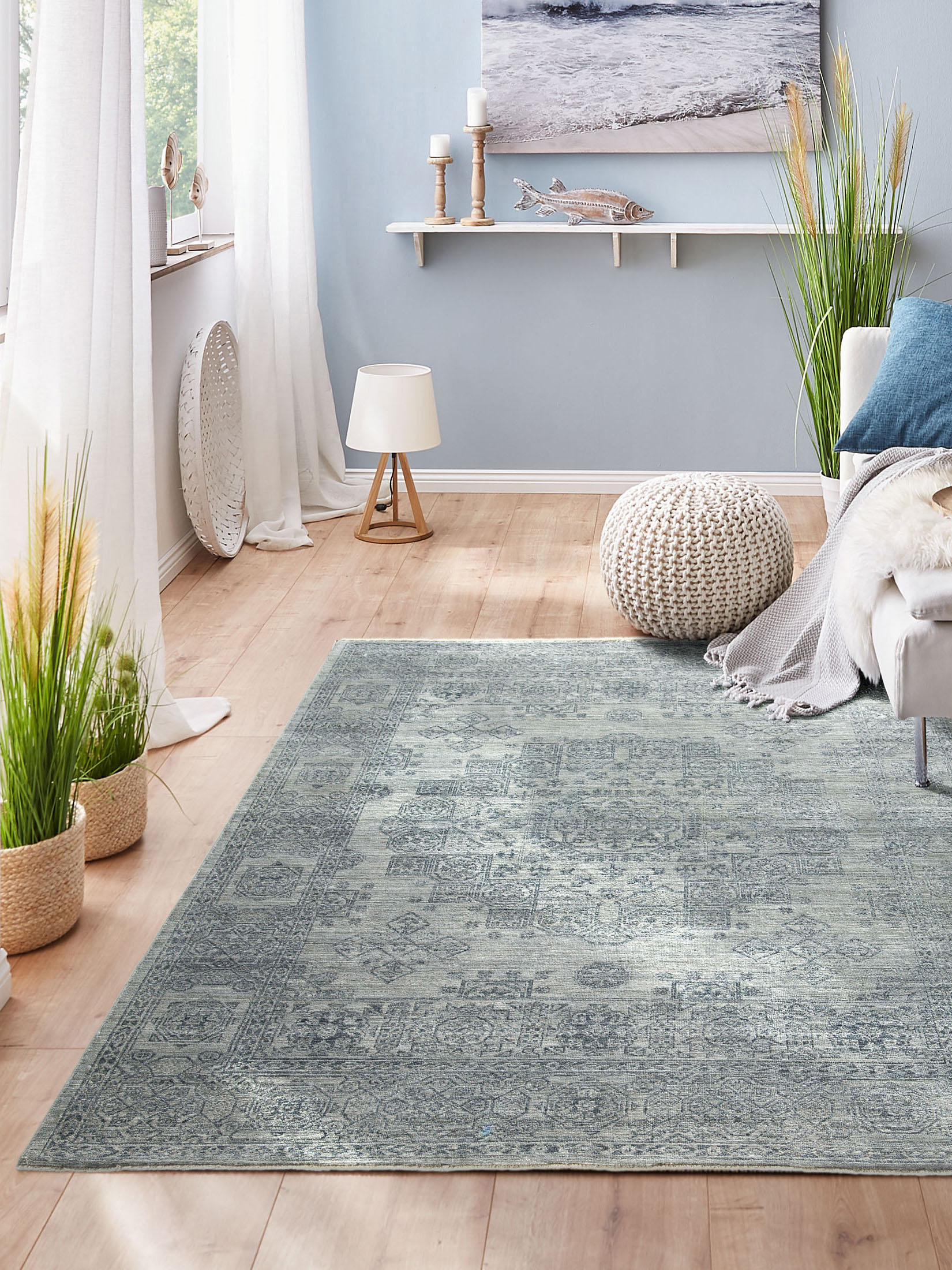 Aratena Orient-Teppich, Vintage Grey