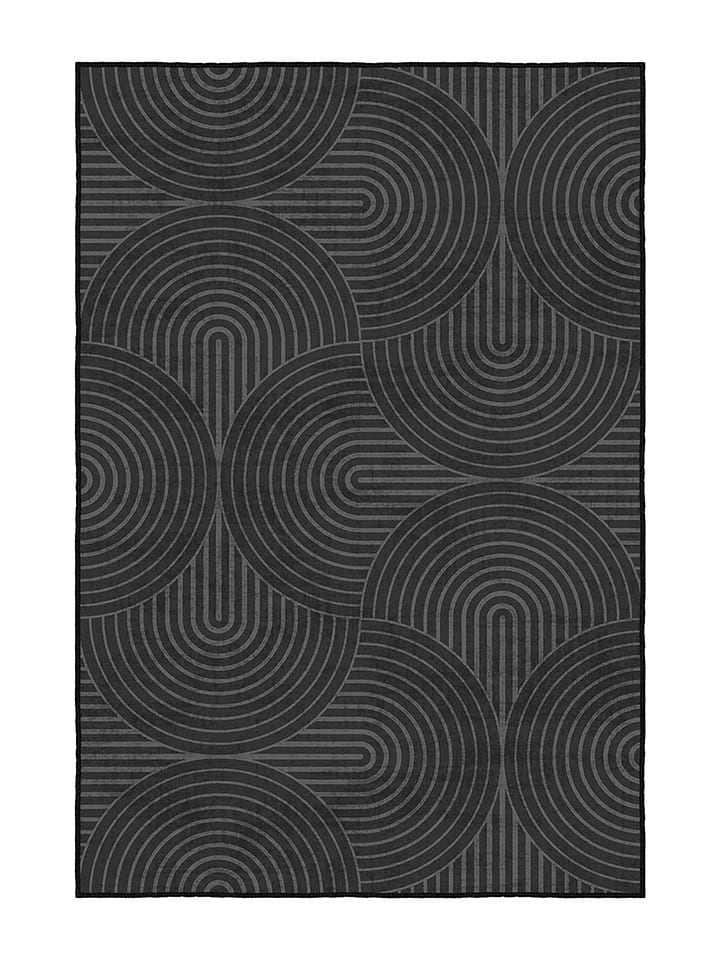 CARPET DIEM Kurzflor-Teppich in Grau/ Schwarz günstig kaufen