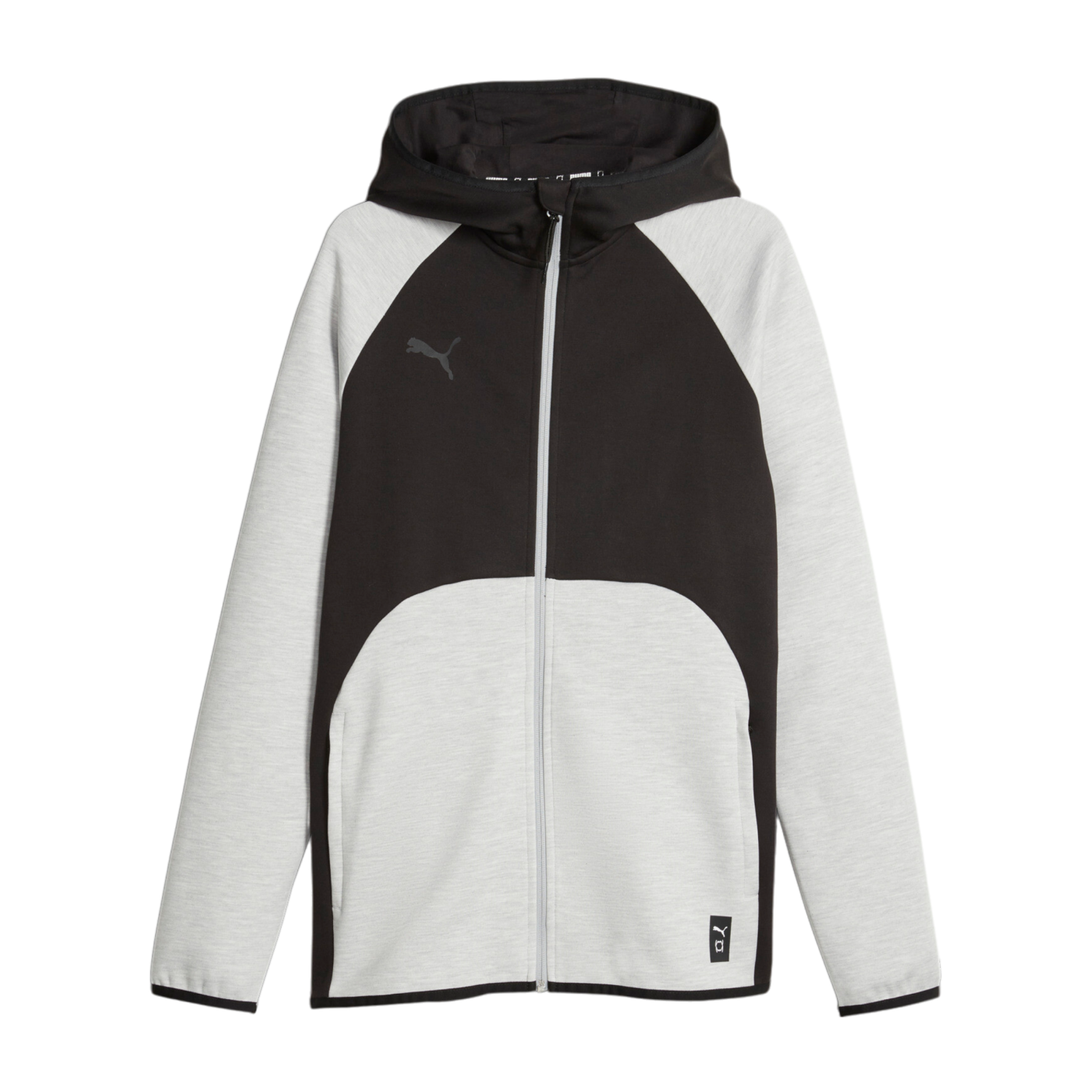 PUMA Hoops Team Dime Kapuzenjacke Grau F02