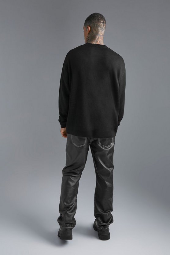 Oversize Pullover mit Print