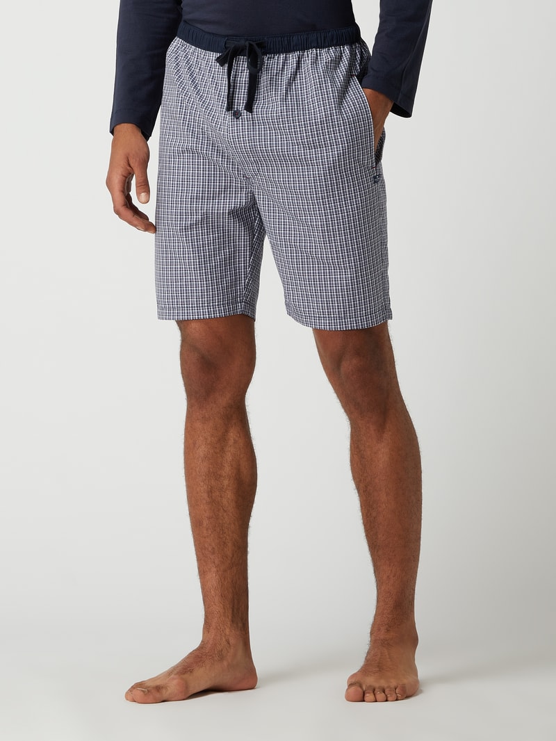 Pyjama-Hose aus Baumwolle in blau
