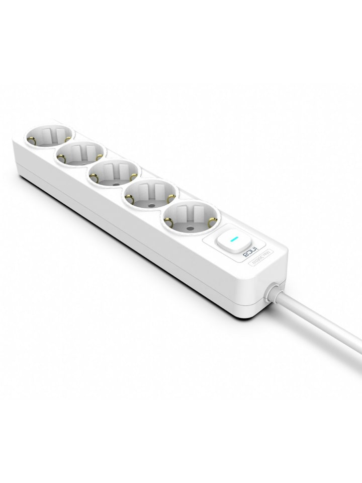 Inca INCA Steckdosenleiste IPW-44SY 5fach, LED Anzeige Kinderschutzfunktion in Weiß günstig kaufen 150 cm