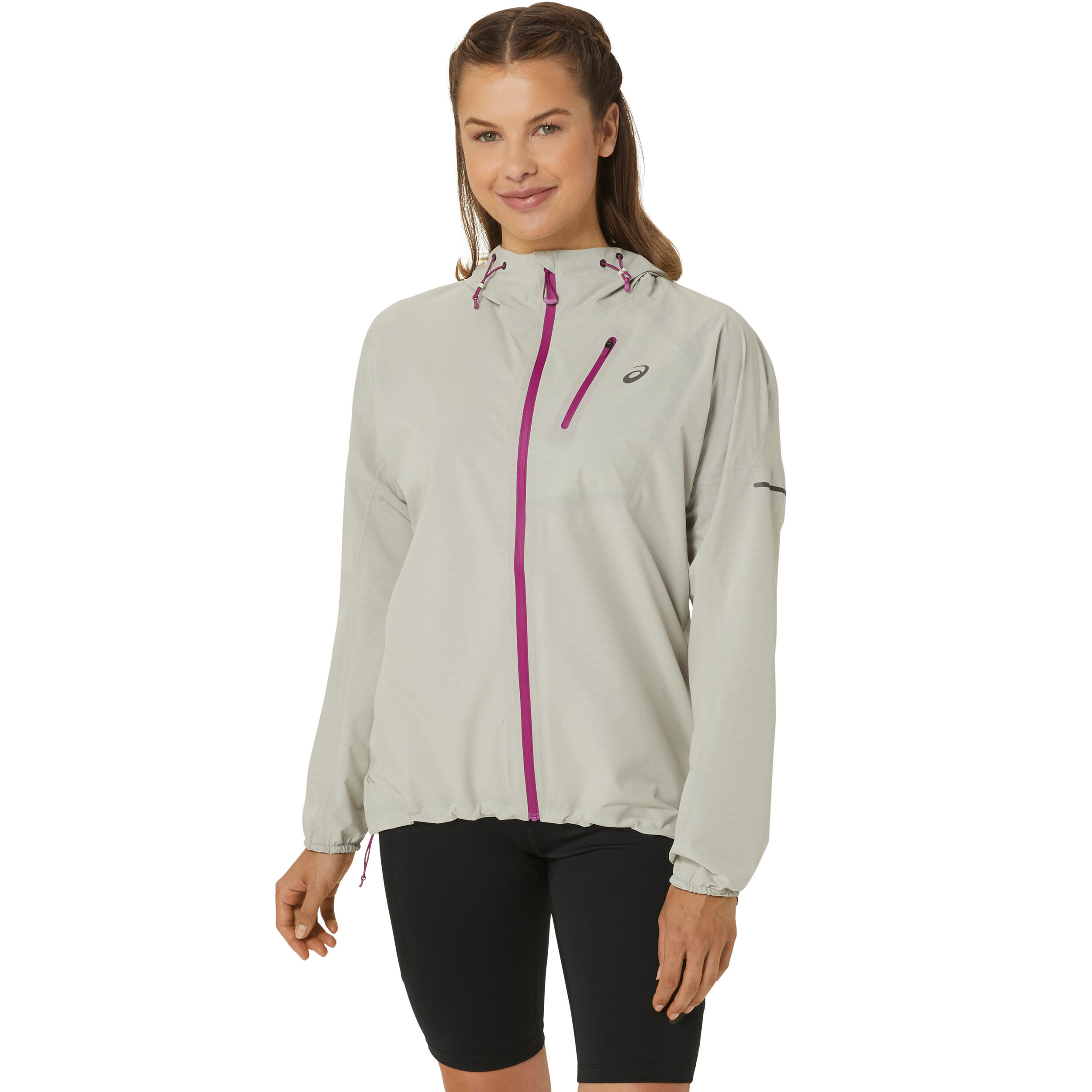 Fujitrail Waterproof Laufjacke Damen - Creme