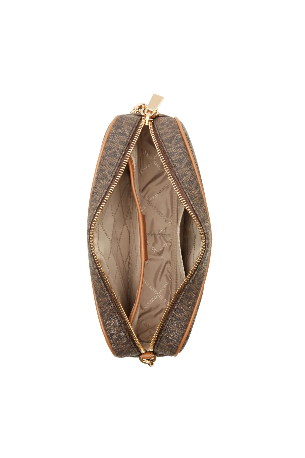 Michael Kors  Michael Kors Jet Set Braune Leder Umhängetasche 32F1GJ6C7B-200
