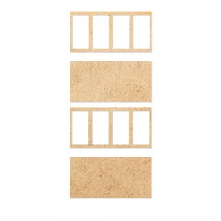 Kromlech Bases - Heavy Cavalry 4x1 Rectangle Base Converter Trays (2)