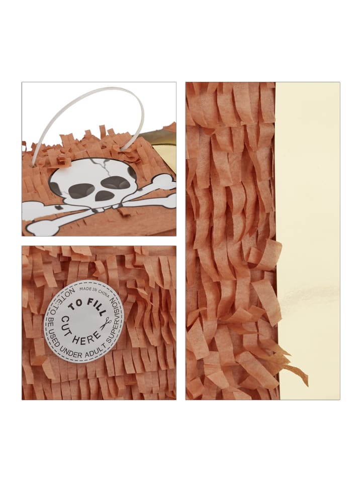 relaxdays Pinata Schatzkiste in Braun günstig kaufen onesize