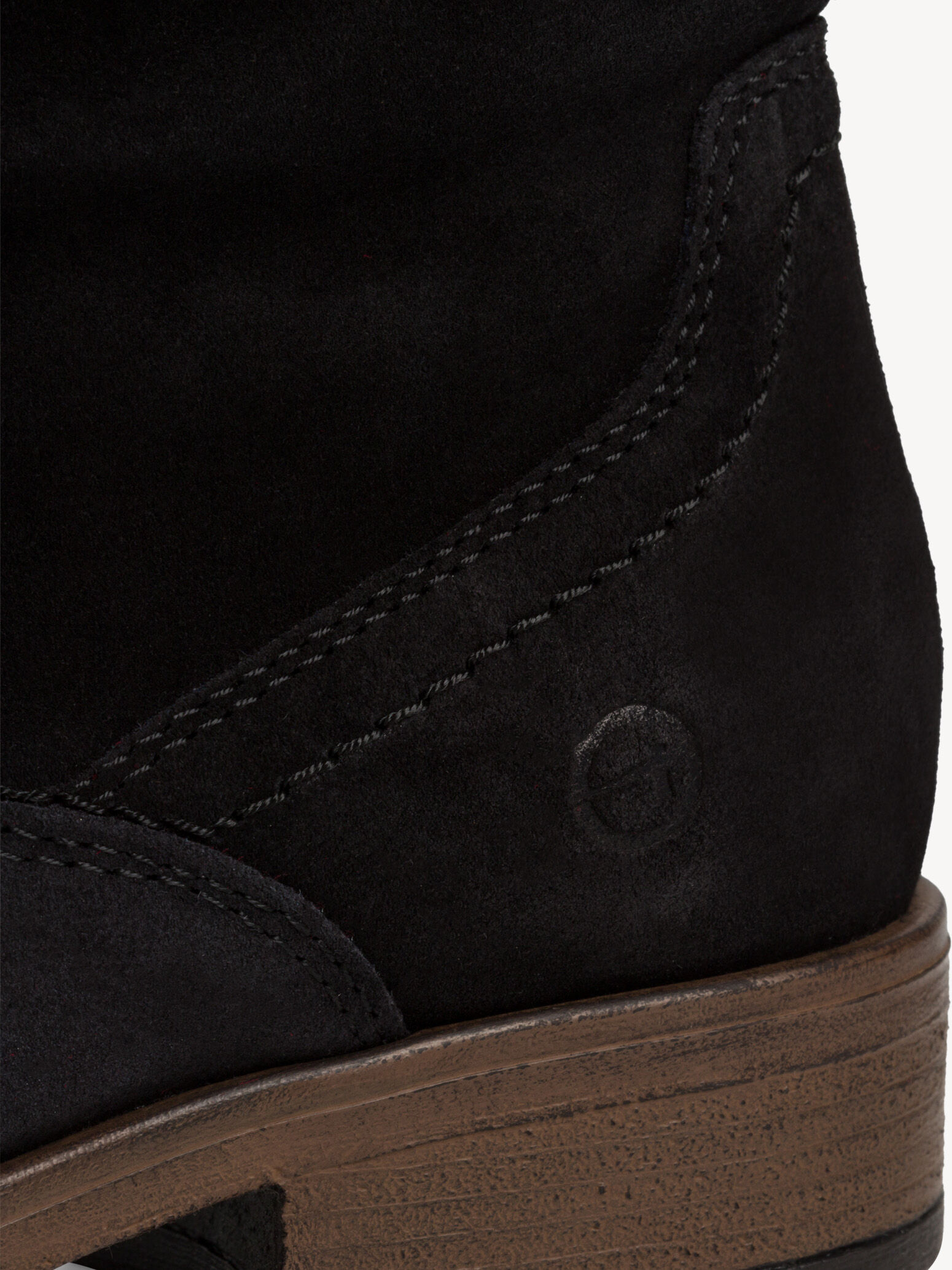 Bottes de cow-boy en cuir - noir