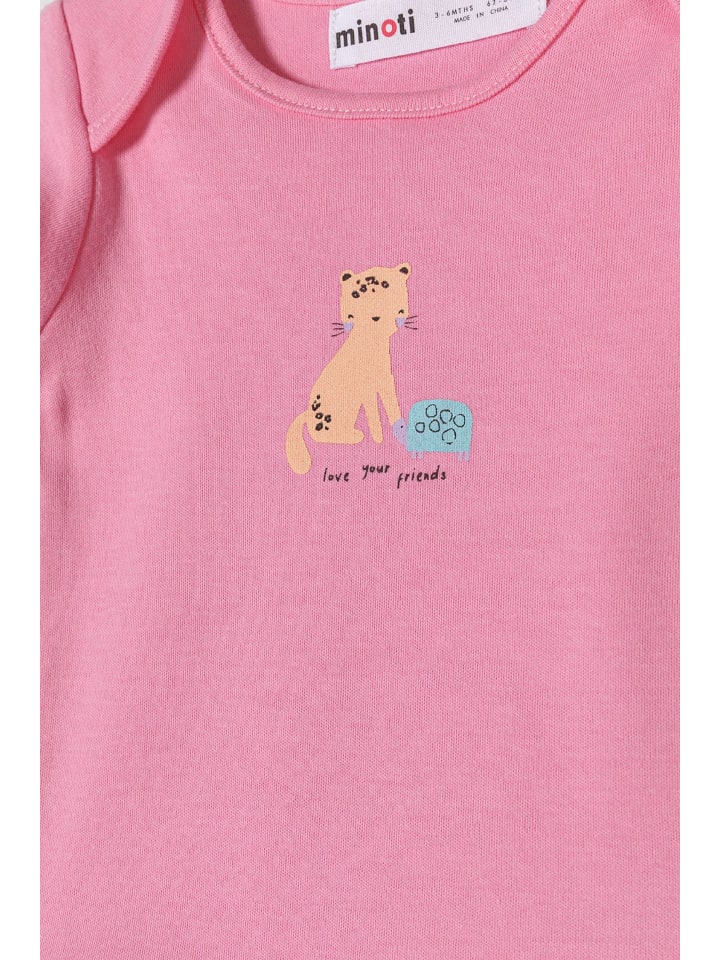 Minoti 4er. Set: Kurzarmbody 24babypack6 in lila günstig kaufen