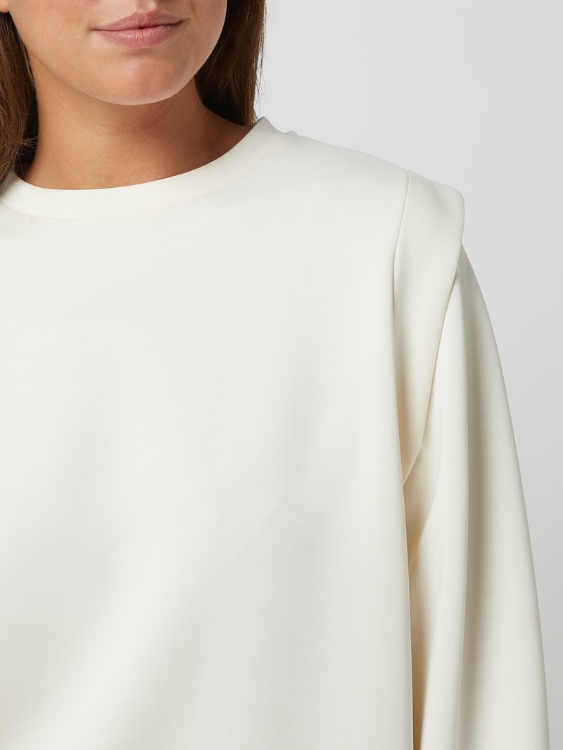 Sweatshirt mit Modal-Anteil in ecru