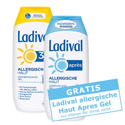 LADIVAL Allergische Haut Gel LSF 30  200 ml  Gel