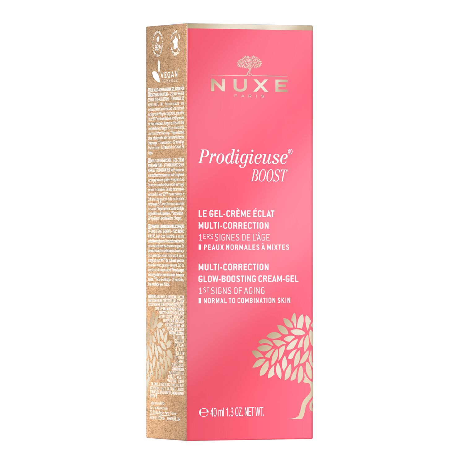 Nuxe Gel-crème éclat multi-correction anti-âge Prodigieuse® Boost - Peaux normales à mixtes - 40ml