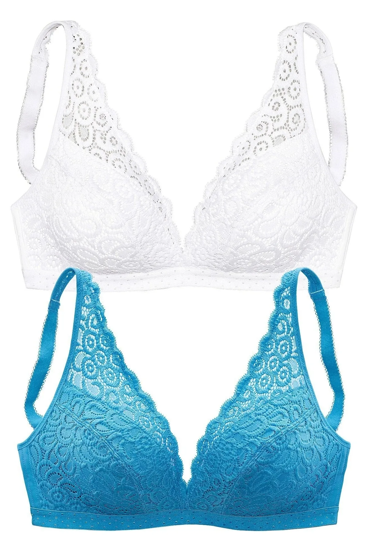 PETITE FLEUR  BH - Blau - Unifarben