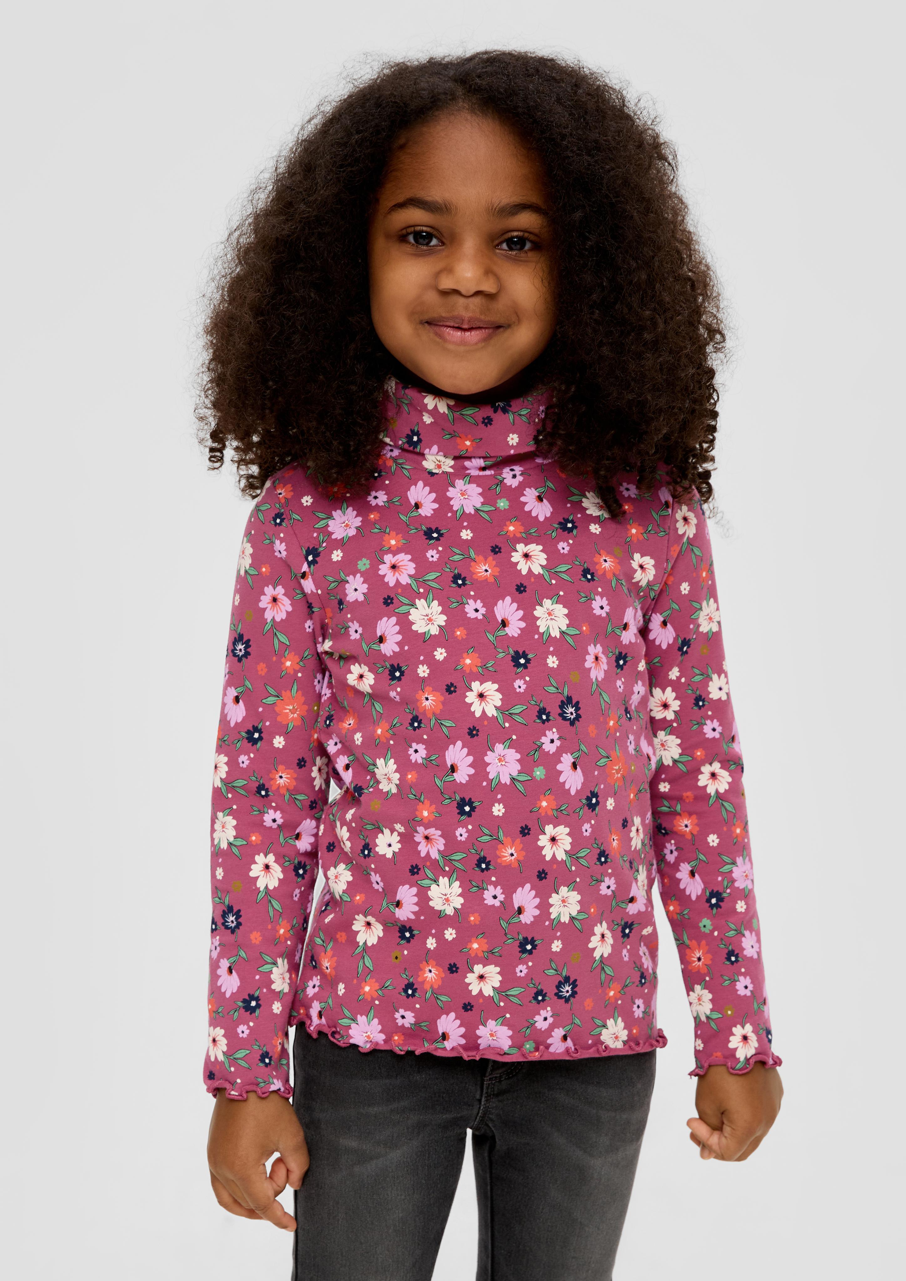 Longsleeve mit Bogenkante  2133833-45A3