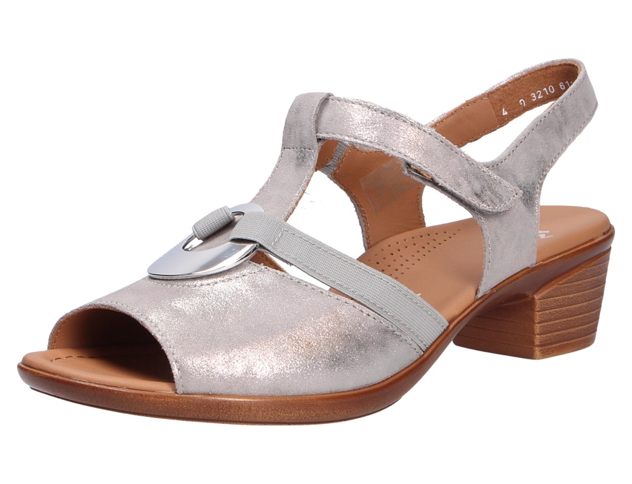 ARA Klassische Sandalen grau Lugano