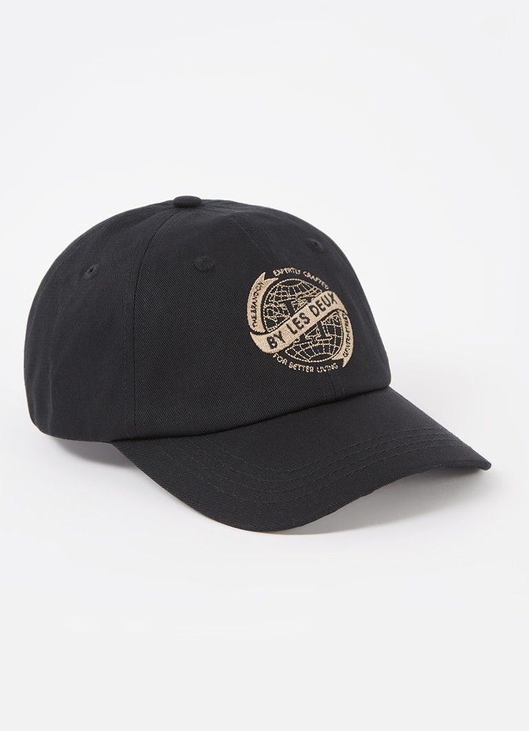 Les Deux Globe cap with logo embroidery