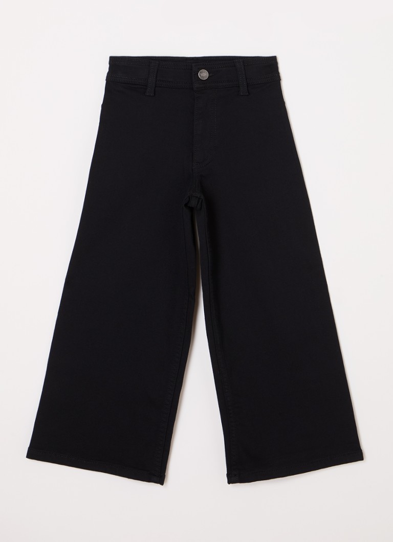 Benetton High waist wide leg jeans with stretch