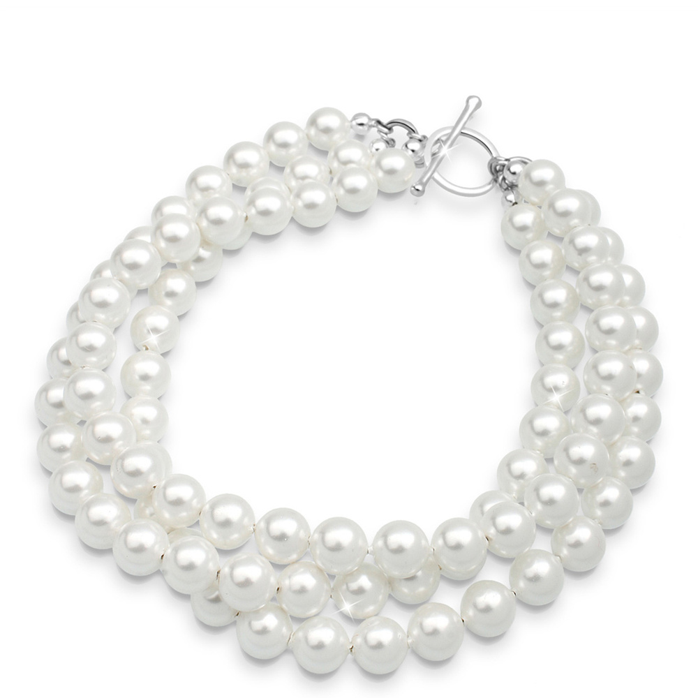 Elli Elli Bracelet Süwasserzuchtperlen 925 Sterling Silber Bracelet