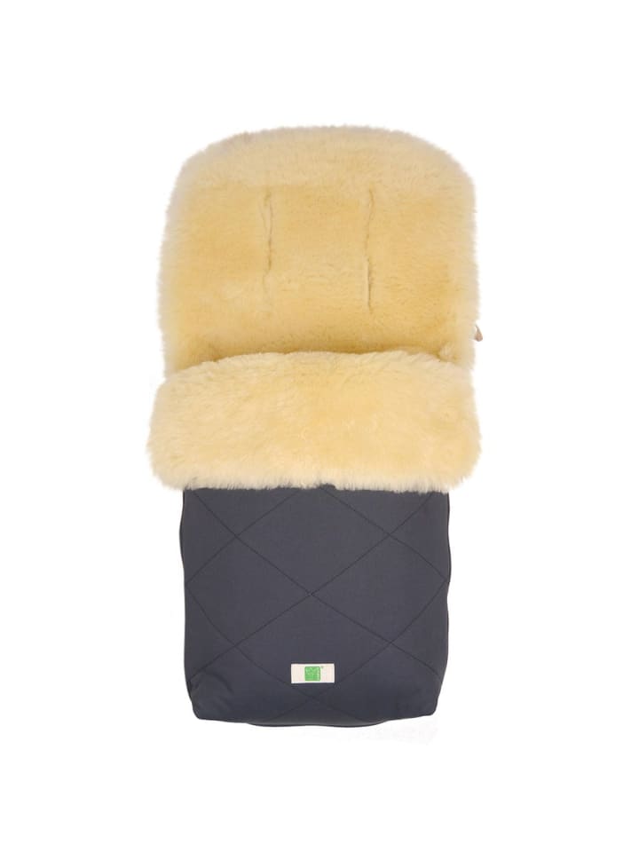 Kaiser Lammfell-Fußsack Natura Organic Cotton - Anthracite in grau günstig kaufen onesize