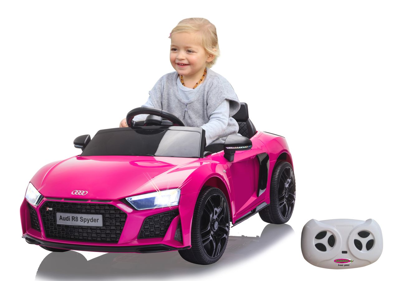 Jamara e.K. JAMARA-460889-Ride-on Audi R8 Spyder 2,4GHz pink