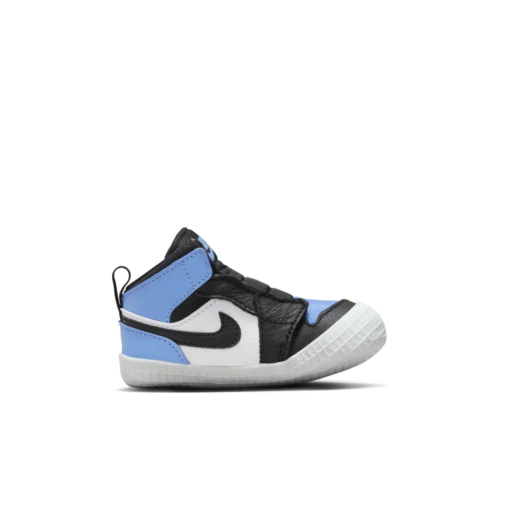 NIKE JORDAN 1 Crib Baby UNC Toe Bootie AT3745-400 / blau
