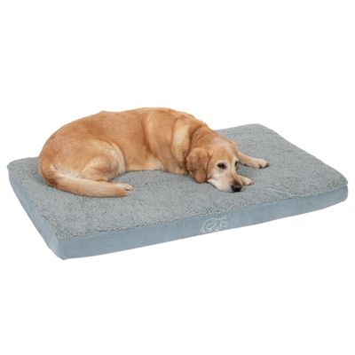 Hundebett Memory eckig, grau