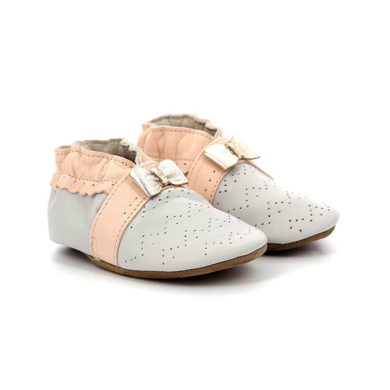 Chaussons cuir tannage vegetal Happy Mood