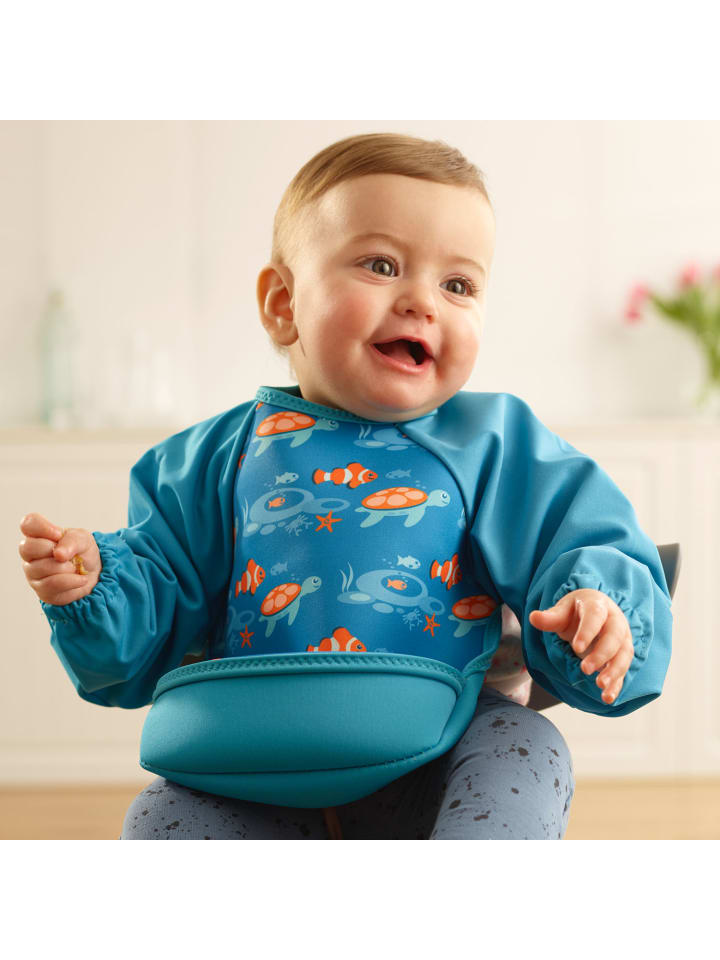 Bibetta Lätzchen mit Raglanärmeln Neopren-Lätzchen Tropenfisch günstig kaufen onesize
