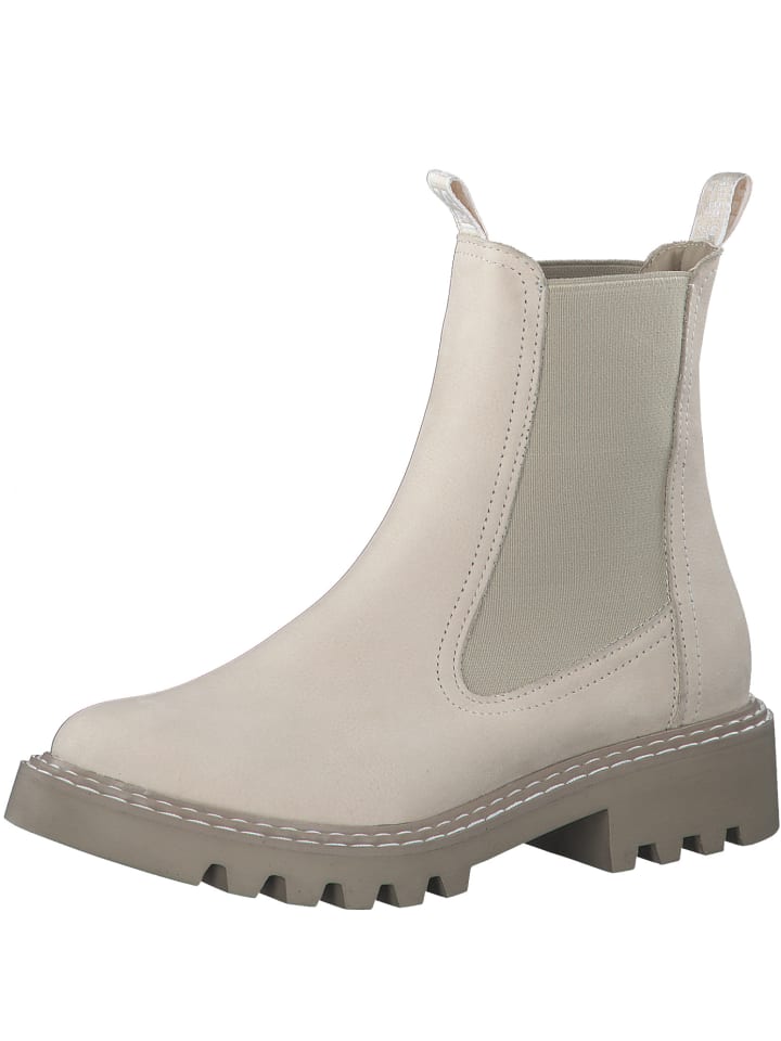 Tamaris Chelsea Boots in Beige günstig kaufen